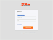 Tablet Screenshot of 3tikla.com